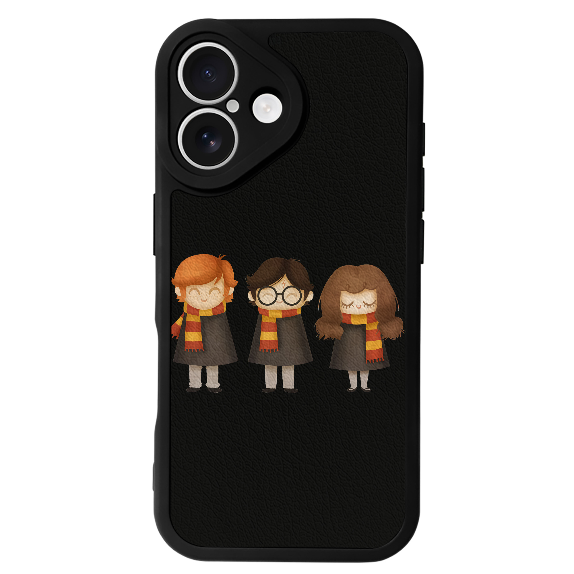 （画像用） Harry Potter ハリー・ポッターシリーズ 【iPhone 16シリーズ対応】シリコンスマホケース（レザー調） 材質：シリコン